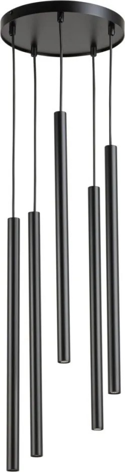 SIGMA LIGHTING 33625 SOPEL Többágú Függesztett Lámpa Fekete G9 IP20