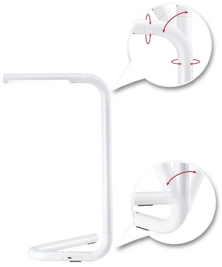 Paulmann 95423 - LED/4,5W Dimmelhető érintős asztali lámpa FLEXLINK 5V/USB fehér