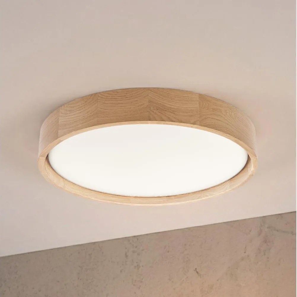 Brilagi - LED mennyezeti lámpatest MANAROLA PLAIN LED/24W/230V 3000K átm. 41 cm tölgy