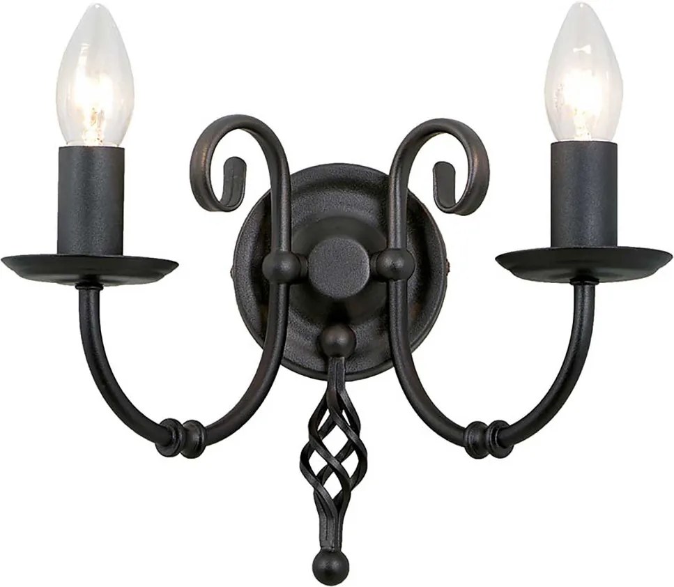 Elstead klasszikus fali lámpa artisan fekete elsart2-black