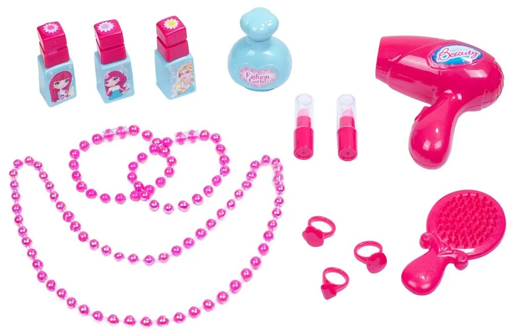 Gyermek fésülködő asztal kofferban 2az1-ben Baby Mix