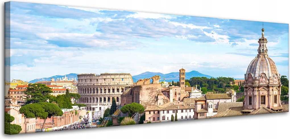 Vászonkép Építészet Róma a Távolból 120X40