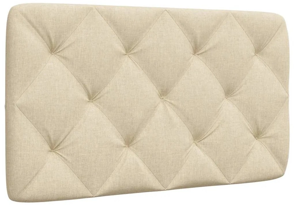 krémszínű szövet fejtámla párna 80 cm