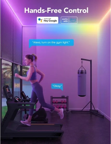 Govee - M1 PRO PREMIUM Smart RGBICW+ LED szalag 2m Wi-Fi Matter