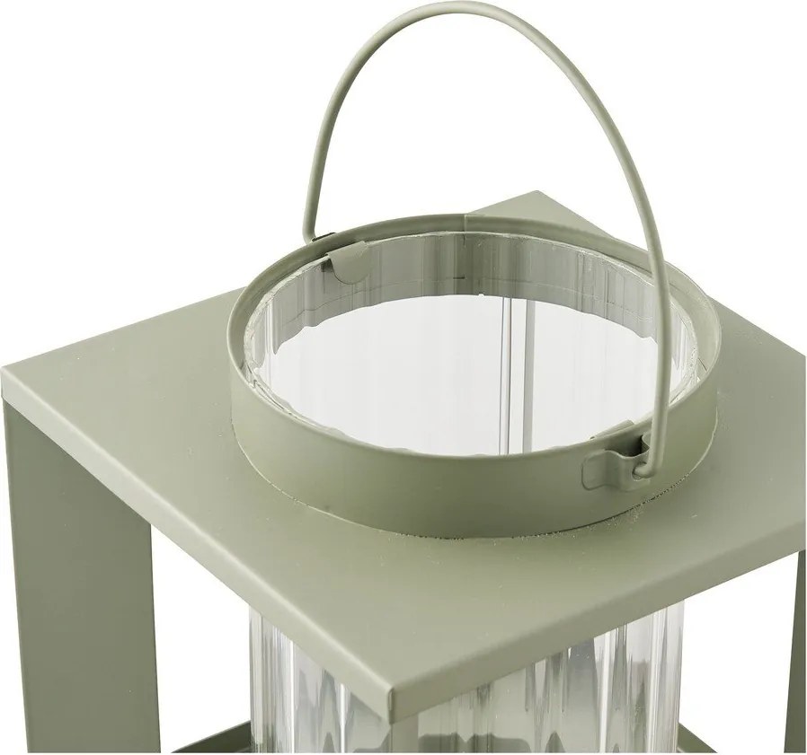 Fém-üveg lámpás (magasság 20,5 cm) Lohals – House Nordic