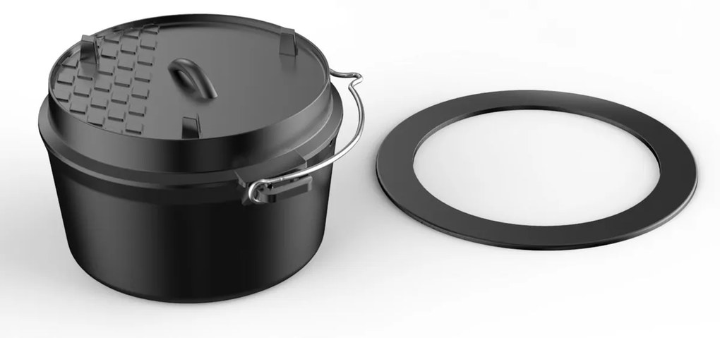Tepro 8230 Dutch Oven Öntöttvas sütő fedővel , 6 l