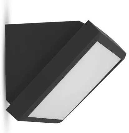 LED Kültéri fali lámpa LED/20W/230V 3000K IP65 fekete
