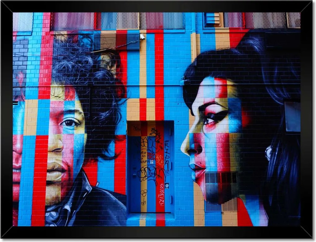 Poszterek keretben 40x30 Graffiti Utcaművészet