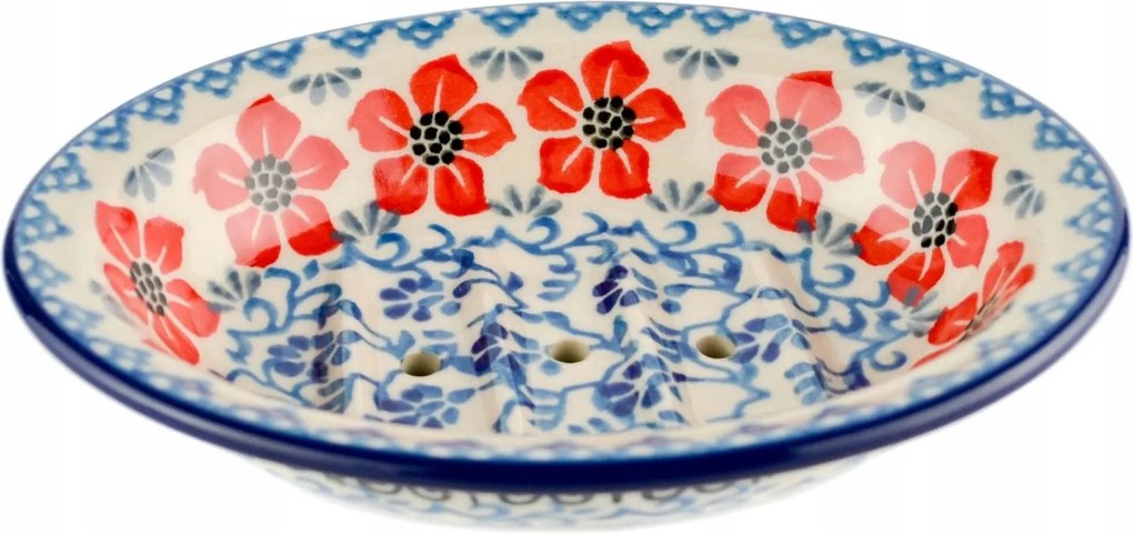 Szappantartó lyukakkal Ceramika Artystyczna Bolesławiec