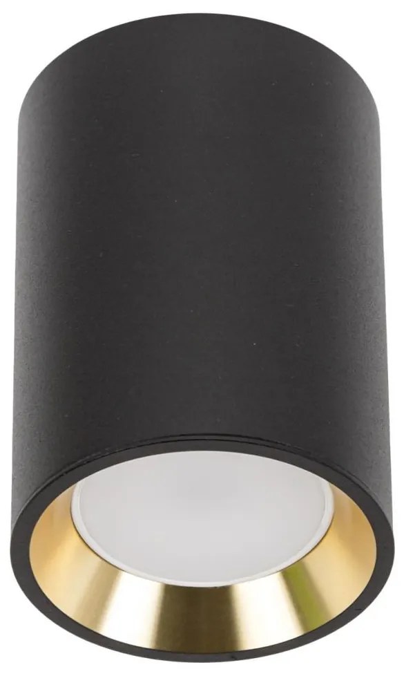 Spotlámpa CHLOE 1xGU10/35W/230V kerek fekete/arany