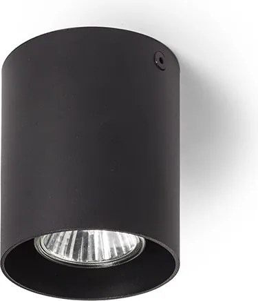 RENDL MANTOVA I stropní matná černá 230V LED GU10 7W