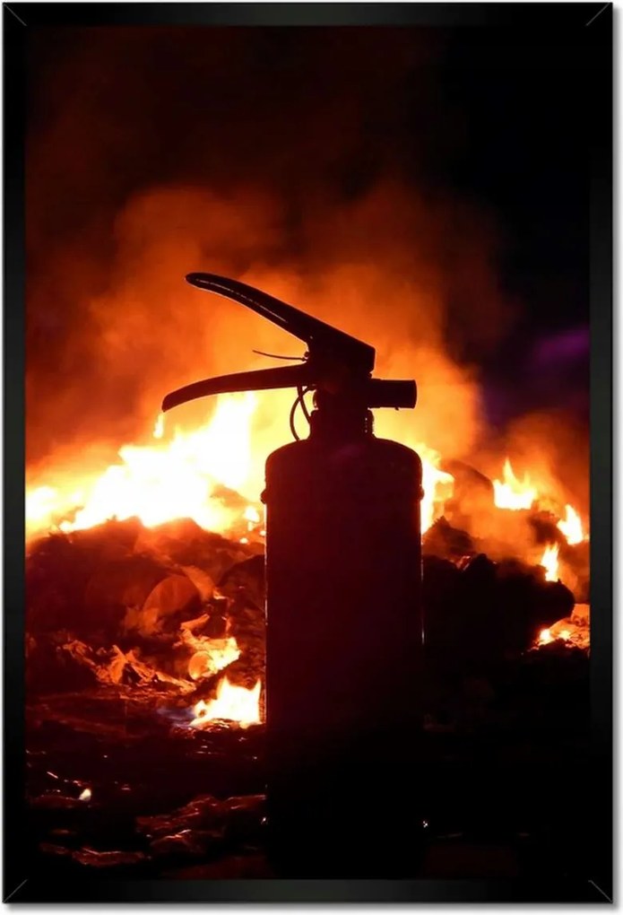 Poszterek keretben 40x60 Tűzoltó készülék