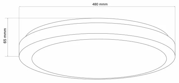 LED Dimmelhető mennyezeti lámpa MARIAN LED/72W/230V 3000-6000K + távirányító