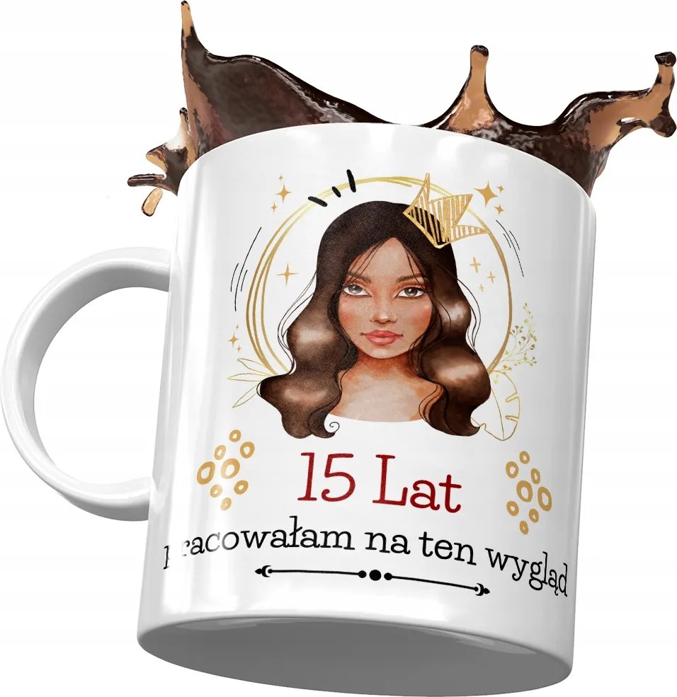 Születésnapi bögre 15 15. 15. Tökéletes Ajándék Nyomtatott Fotóval