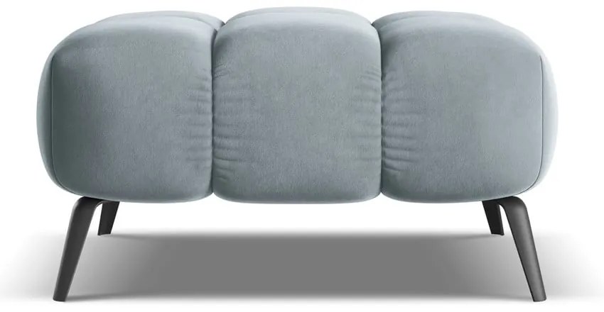 Világoskék bársony lábtartó Nalu – Makamii