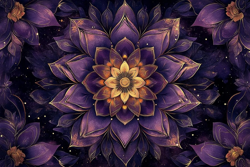 Vászonkép Canvas Mandala Harmónia Zen Meditáció Energia Virág 60x40