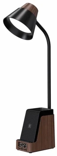 Immax 08999L - LED+CCT dimmelhető asztali lámpa vezeték nélküli QI töltővel IDEAL LED/8W/230V barna