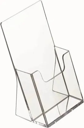Prospektustartó, asztali, 1 rekeszes, 1/3 A4 (IC4110X)