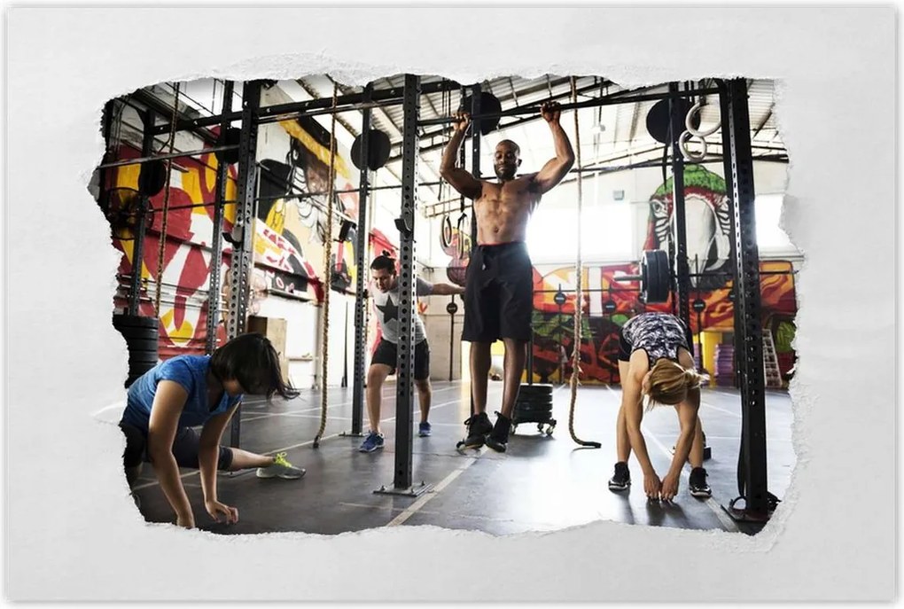 Poszterek 120x80 Edzőterem Edzés Teljesítmény