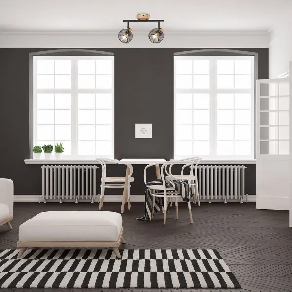 Rabalux 3128 - Spotlámpa GRENDEL 2xE14/40W/230V