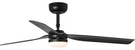 FARO 33815WT-21-LED Dimmelhető mennyezeti ventilátor PUNT M LED/18W/230V fekete átm. 132 cm WT + távirányító