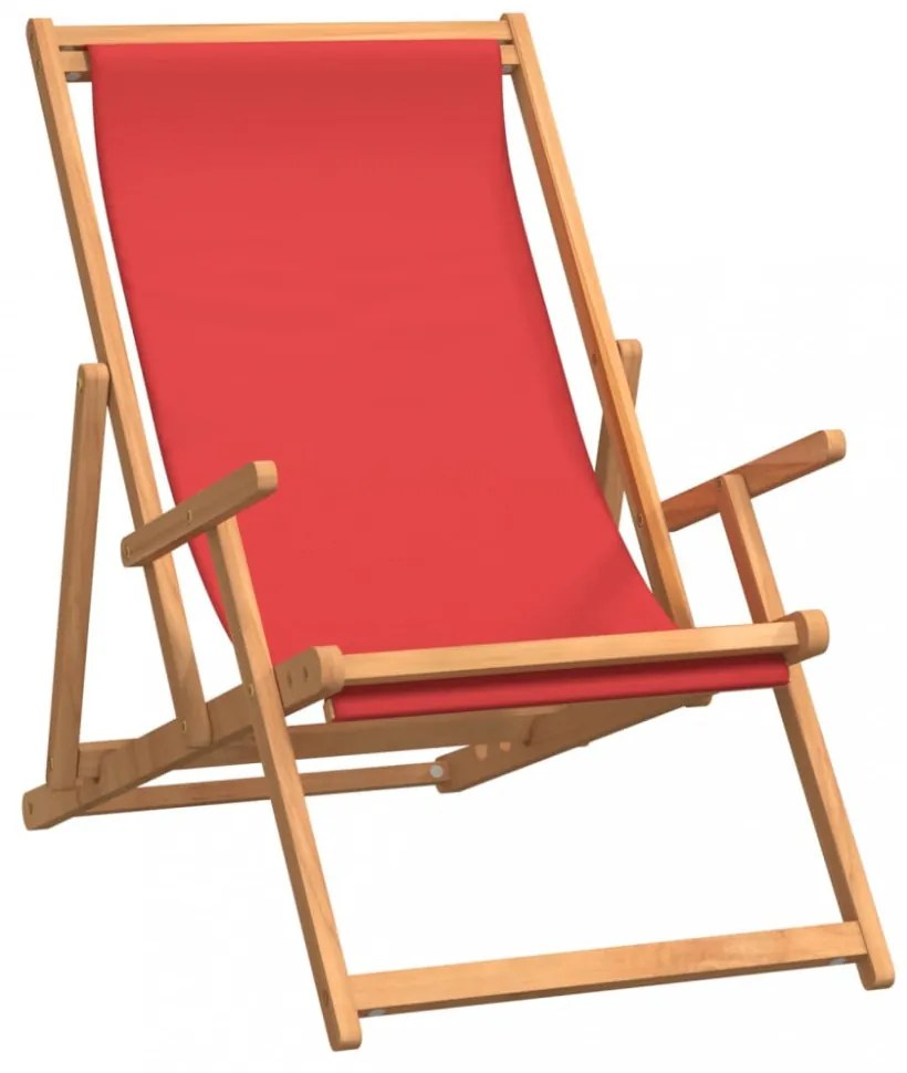 piros tömör tíkfa összecsukható strandszék