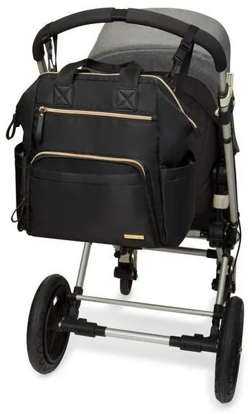 Skip Hop - MAINFRAME pelenkázó hátizsák babakocsihoz, fekete