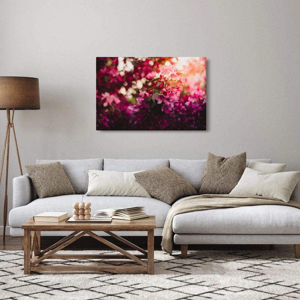 Virágzó bokor képe (90x60 cm)