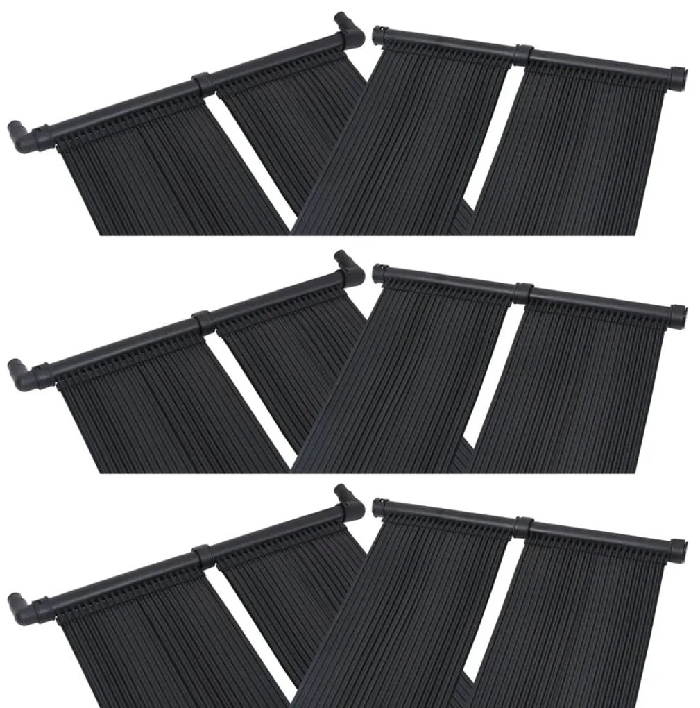 6 db napelemes medencefűtő panel 80 x 310 cm