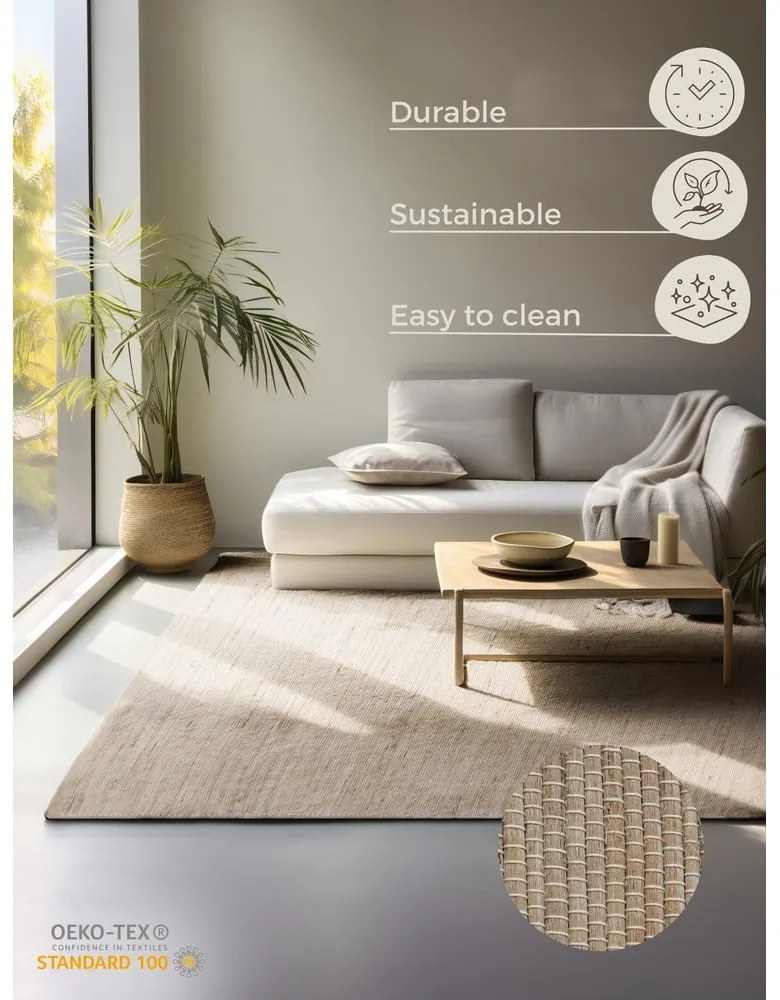 Bézs szőnyeg 160x230 cm Handloom – Hanse Home