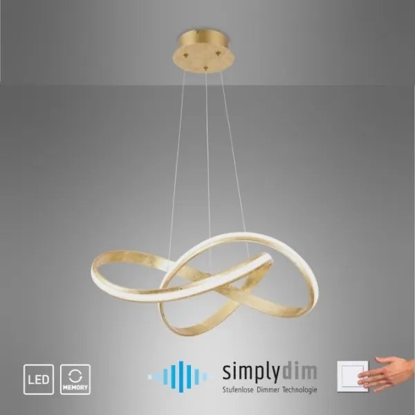 Paul Neuhaus 8291-12 - LED Dimmelhető csillár zsinóron MELINDA LED/30W/230V