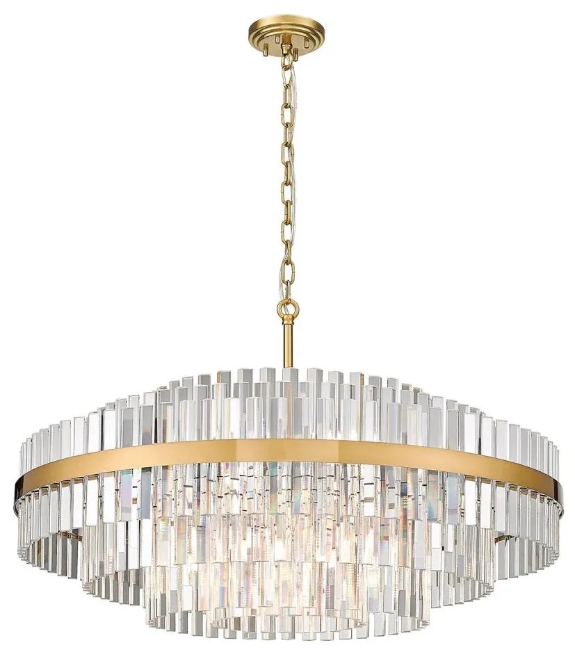 Zuma Line P0567-16A-2GAC - Csillár láncon CONSTANTINOPLE 16xG9/28W/230V arany