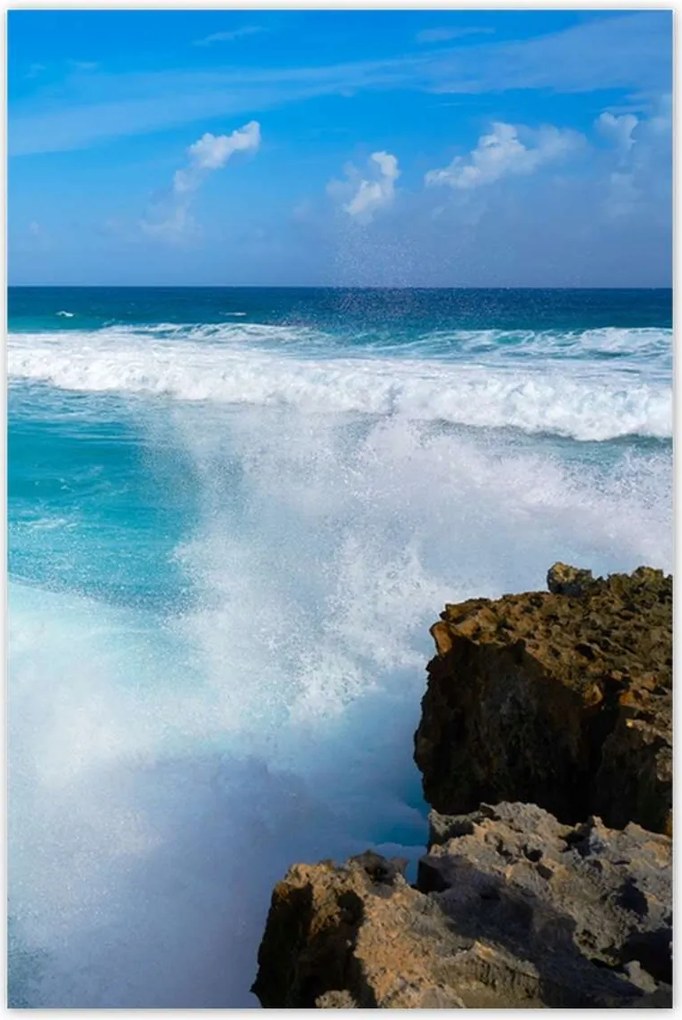 Poszterek 60x90 Nyugtalan tenger Hullámok