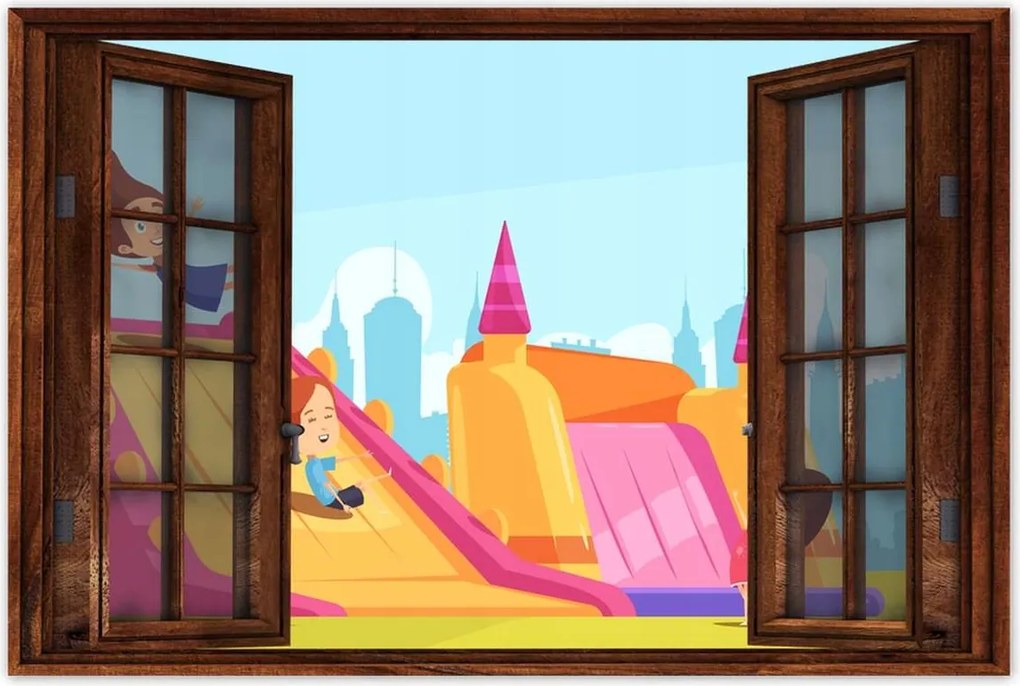 Poszterek 120x80 Pitypangok Kastély Tornyok