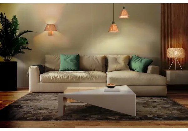 Ledvance - Asztali lámpa DECOR RAFFIA 1xE27/15W/230V raffia háncs