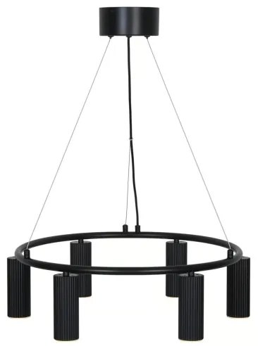 Nordlux - VICO kábeles csillár 6xGU10/5W/230V fekete