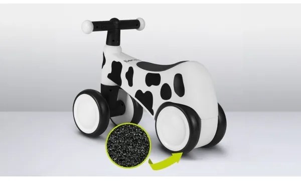 Lionelo - Tolós bicikli SAMMY fekete/fehér