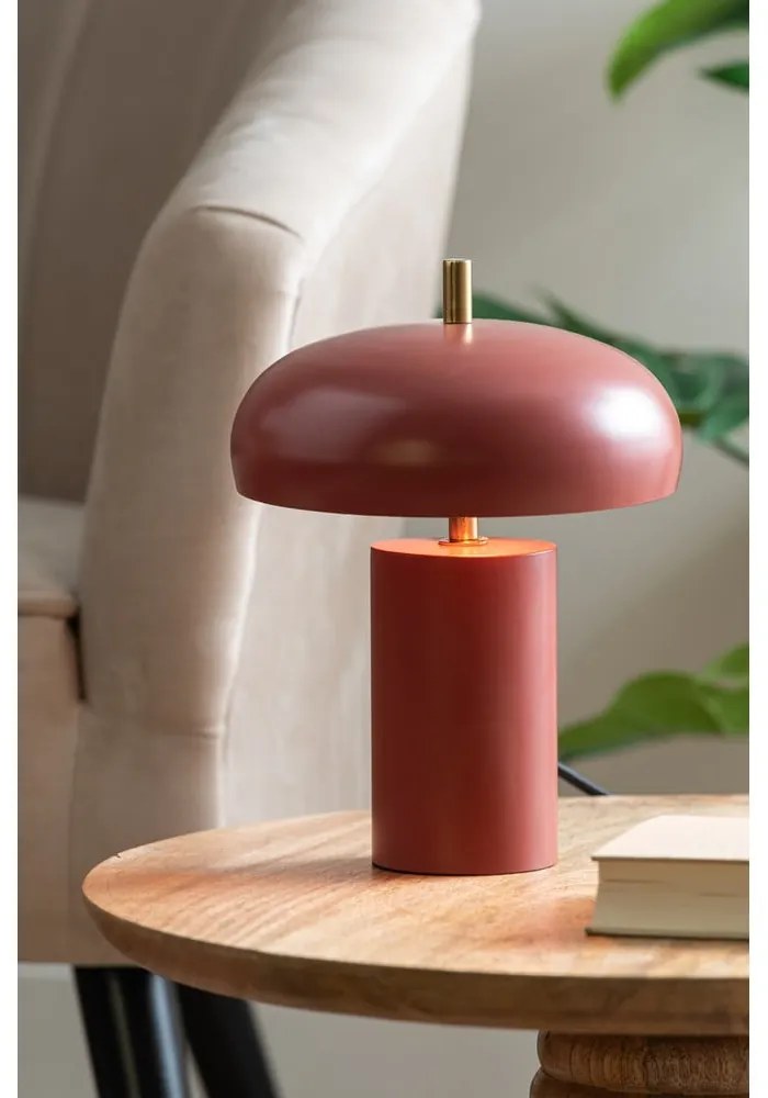 Világospiros asztali lámpa (magasság 24 cm) Joya – Leitmotiv