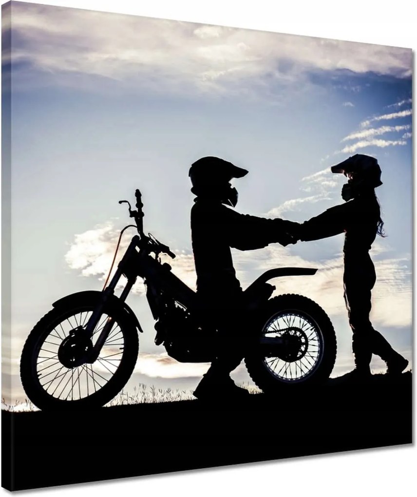 Vászonkép 40x40 Motorkerékpárok