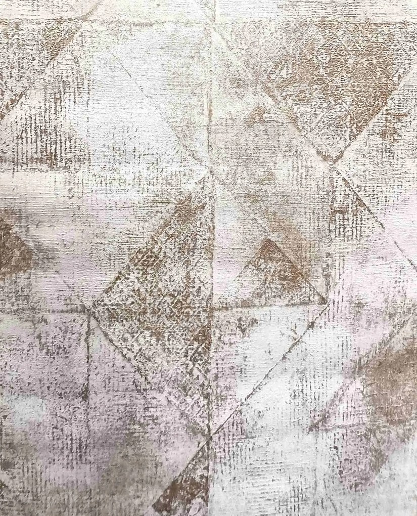 Beton tapéta geometrikus csiszolt vinil fal