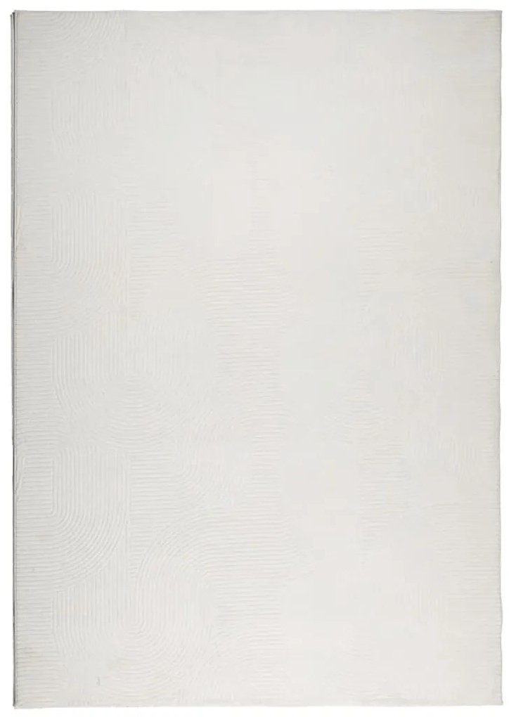 IZA krémszínű rövid szálú skandináv stílusú szőnyeg 160x230 cm