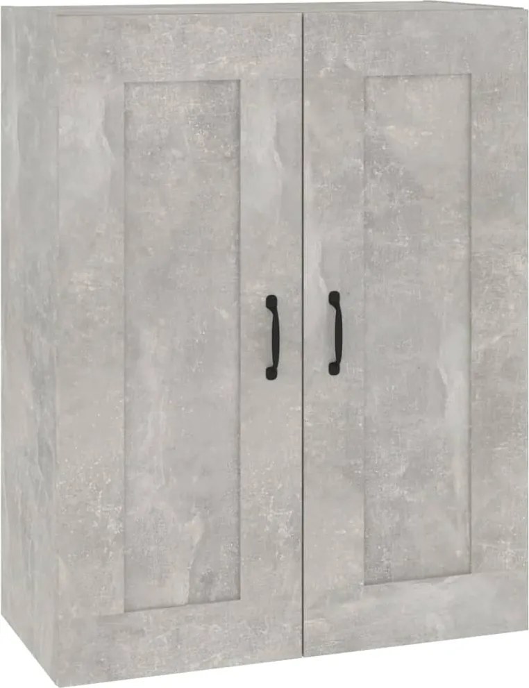 vidaXL betonszürke függő faliszekrény 69,5 x 32,5 x 90 cm
