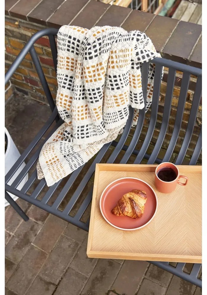 Fa szervírozó tálca 35x45 cm Structure – Hübsch