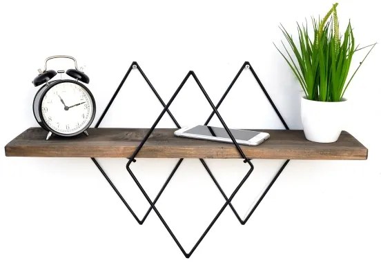 Fali polc 36x60 cm fenyő