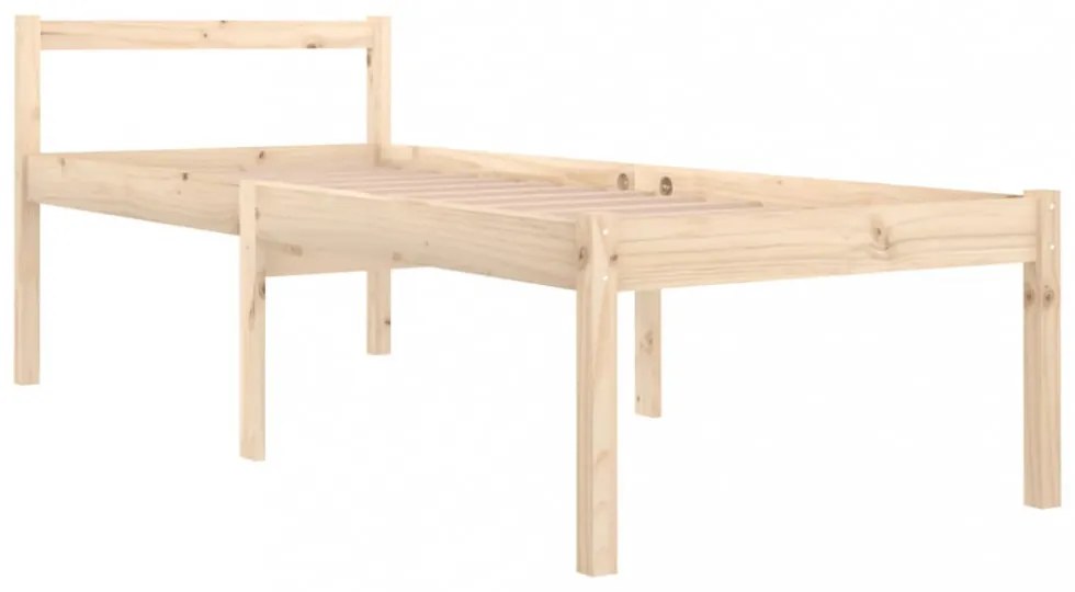 tömör fenyőfa ágy időseknek 90 x 200 cm