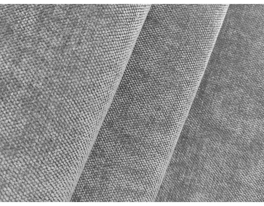 Világosszürke zsenília kinyitható-tárolóhelyes sarokkanapé (U alakú) Lilo – Makamii