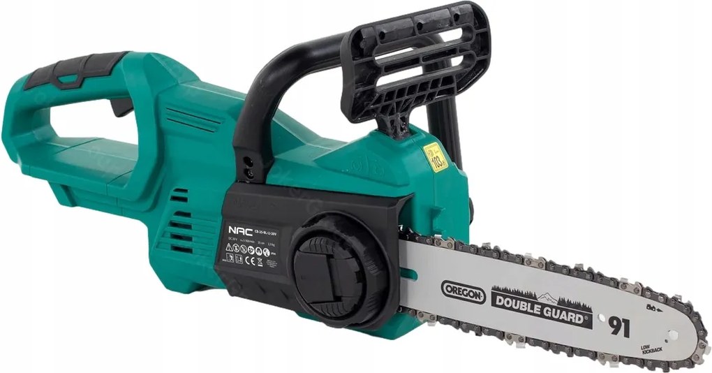 Akkumulátoros Fűrész Nac CB-25-BL-LI-20V Oregon 25 cm Akku és töltő nélküli szett