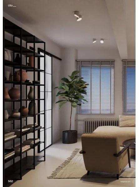 Redo 01-1627 - UTO LED spotlámpa, 12W/230V, Ø 12 cm, fehér