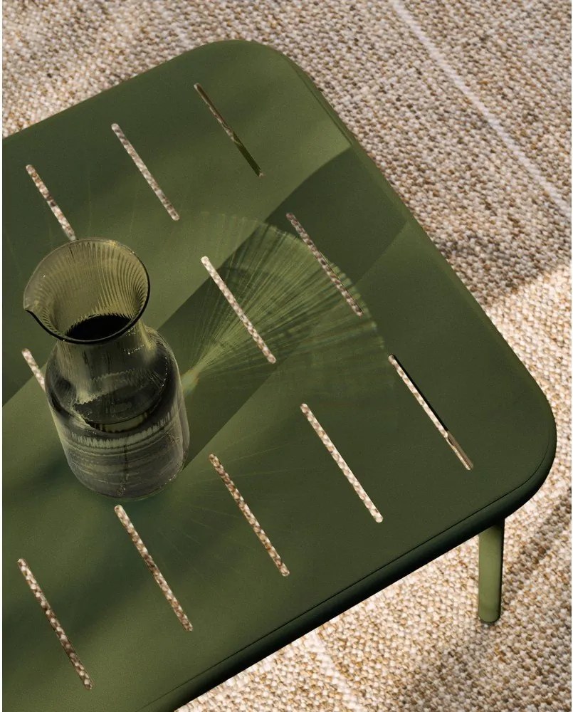 Acél kerti dohányzóasztal 50x90 cm Zivia – Kave Home