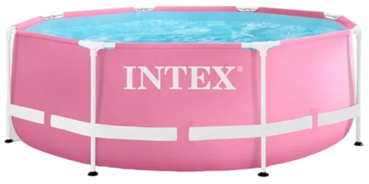 Intex 28292 NP PINK 2,44x0,76m fémvázas medence szett vízforgatóval